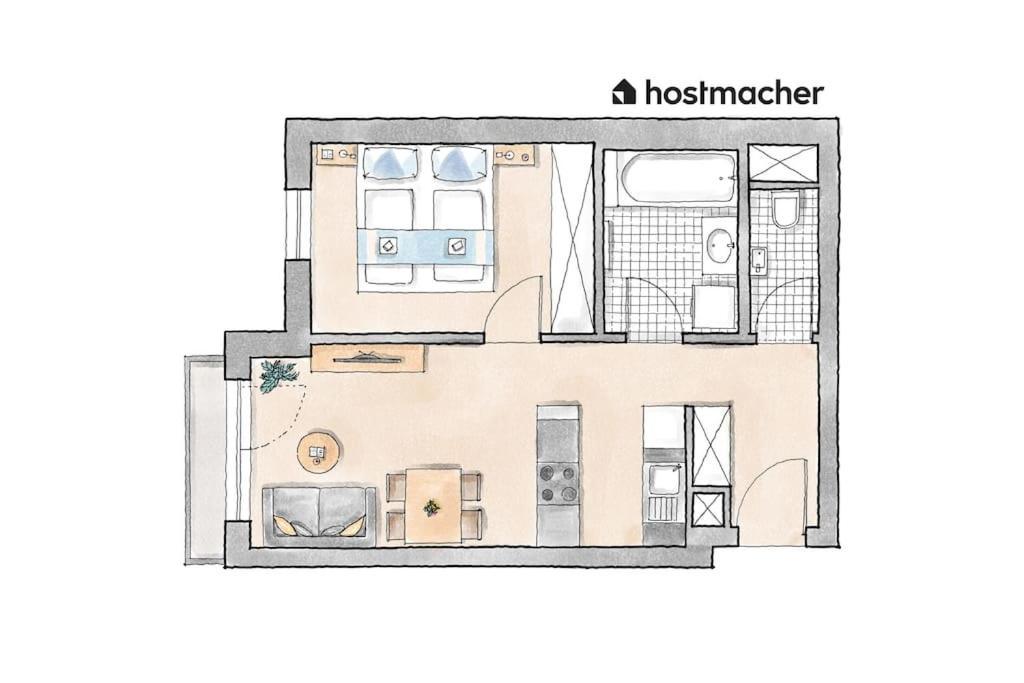 Urban 1Br Retreat, Easy City Link By Hm Wien Ngoại thất bức ảnh